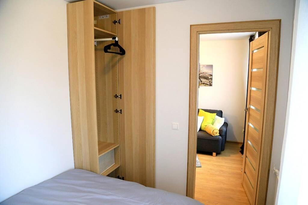 Bright Apartment,For 1-4,Near Old Town Vilnius Bagian luar foto