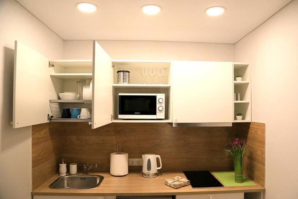 Bright Apartment,For 1-4,Near Old Town Vilnius Bagian luar foto